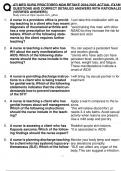 ATI MED SURG PROCTORED NGN RETAKE 2024-2025 ACTUAL EXAM  QUESTIONS AND CORRECT DETAILED ANSWERS WITH RATIONALES  &lpar;VERIFIED ANSWERS&rpar;