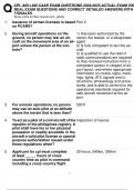 CPL AIR LAW CAAP EXAM QUESTIONS 2024-2025 ACTUAL EXAM 200  REAL EXAM QUESTIONS AND CORRECT DETAILED ANSWERS WITH RATIONALE