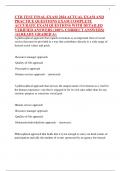 CTR TEST FINAL EXAM 2024 ACTUAL EXAM AND PRACTICE QUESTIONS EXAM COMPLETE ACCURATE EXAM QUESTIONS WITH DETAILED VERIFIED ANSWERS &lpar;100&percnt; CORRECT ANSWERS&rpar; &sol;ALREADY GRADED A&plus;&comma;