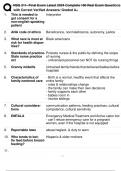 NSG 211- Final Exam Latest 2024 Complete 160 Real Exam Questions  with Correct Verified Answers&sol; Graded A&plus;