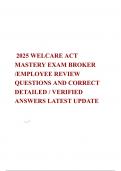 WELCARE MASTERY EXAM  PACKAGE DEAL 