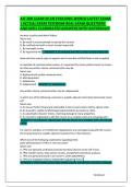 AIC 300 CLAIMS IN AN EVOLVING WORLD EXAM Practice And  Guide Exam 2024-2025 With 100&percnt; Correct And Verified Answers  