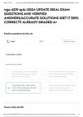 wgu d219 quiz &vert;2024 UPDATE &vert;REAL EXAM QUESTIONS AND VERIFIED ANSWERS&sol;ACCURATE SOLUTIONS &vert;GET IT 100&percnt; CORRECT&excl;&excl; ALREADY GRADED A&plus;