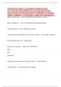 ESCO ELECTRICAL CERTIFICATION EXAM ACTUAL EXAM COMPLETE ACCURATE EXAM QUESTIONS WITH DETAILED VERIFIED ANSWERS &lpar;100&percnt; CORRECT ANSWERS&rpar; &sol;ALREADY GRADED A&plus;