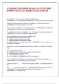 GUAM DRIVERS WRITTEN EXAM &sol; QUESTINS WITH  CORRECT DETAILED AND VERIFIED ANSWERS Driving a motor vehicle on public streets and highways is a&period;&period;&period; - ANSWER>>privilege granted by the territory according to the ruling of the courts