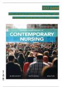 TEST BANK for Ethics and Issues in Contemporary Nursing 3rd Edition by Burkhardt & Walton&semi; ISBN&colon; 9780176696573&comma; All 20 Chapters Covered&comma; Verified Latest Edition