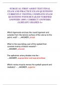 SURGICAL FIRST ASSIST TEST FINAL  EXAM AND PRACTICE EXAM QUESTIONS  CURRENTLY TESTING COMPLETE EXAM  QUESTIONS WITH DETAILED VERIFIED  ANSWERS &lpar;100&percnt; CORRECT ANSWERS&rpar;  &sol;ALREADY GRADED A&plus;