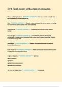 Evit final exam with correct answers