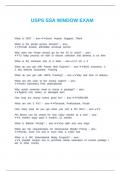 USPS SSA WINDOW EXAM&period;docx