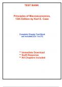 Test Bank for Principles of Macroeconomics&comma; 13th Edition by Case &lpar;All Chapters included&rpar;