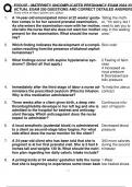 EVOLVE - MATERNITY UNCOMPLICATED PREGNANCY EXAM 2024-2025  ACTUAL EXAM 200 QUESTIONS AND CORRECT DETAILED ANSWERS