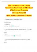 EEE 120 Final Exam Tested  Questions Reviewed And Revised  With Correct Answers  Already Passed&excl;&excl;  New Update &lpar;Verified A&plus; Pass&rpar; 