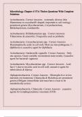 Microbiology Chapter 4 UTA Tholen Questions With Complete Solutions