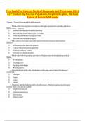 TEST BANK For Current Medical Diagnosis And Treatment 2024&vert;25&comma; 63rd Edition By Maxine Papadakis&comma; Stephen Mcphee&comma; Verified Chapters 1 - 42&comma; Complete Newest version &vert; guaranteed pass