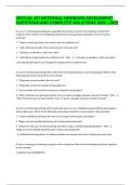 VIRTUAL ATI MATERNAL NEWBORN ASSESSMENT QUESTIONS AND COMPLETE SOLUTIONS 2024 - 2025