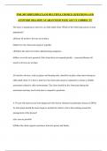 PNR 309 MIDTERM EXAM MULTIPLE CHOICE QUESTIONS AND ANSWERS 2024-2025&vert; GUARANTEED PASS&vert; GET IT CORRECT&excl;&excl;