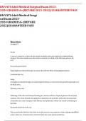Rn vati adult medical surgical exam 2023 2024