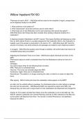 Willow Inpatient RX100 &lpar;Latest 2025&sol; 2026 Update&rpar; Questions and Verified Answers &vert;100&percnt; Correct&vert; Grade A&plus; 