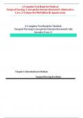 A complete test bank for medical surgical nursing concepts for interprofessional collaborative care 2 volume set 9th editio&period;