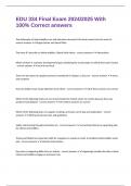 EDU 334 Final Exam 2024&sol;2025 With 100&percnt; Correct answers