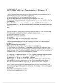 HESI RN Exit Exam Questions and Answers 2 &lpar;Latest 2025&sol; 2026 Update&rpar; Questions and Verified Answers &vert;100&percnt; Correct&vert; Grade A&plus; 