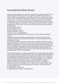Family Medicine Board Review &lpar;Latest 2024&sol; 2025 Update&rpar; Questions and Verified Answers &vert;100&percnt; Correct&vert; Grade A&plus; 