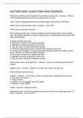 MOTHER BABY QUESTIONS AND ANSWERS