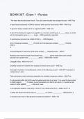 BCHM 307 - Exam 1 -Purdue &lpar; 2024&sol; 2025&rpar; Questions and Answers &vert;100&percnt; Verified Correct Answers with complete solution &vert; Grade A&plus; &vert; Latest update