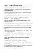 ASNT Level II Study Guide &lpar; 2024&sol; 2025&rpar; Questions and Answers &vert;100&percnt; Verified Correct Answers &vert; complete solution &vert; Grade A&plus; &vert; Latest update
