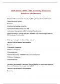 CFIN Exam 2 With 100&percnt; Correctly Answered Questions &lpar;A&plus;&rpar; Newest