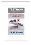 Test Bank for Strategic Management and Competitive Advantage Concepts and Cases 6th Edition by Frank T&period; Rothaermel ISBN&colon; 9781266191862 &vert; All Chapters 1 - 12 &vert; Full Complete