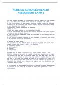 NURS 522 ADVANCED HEALTH ASSESSMENT EXAM 1&period;docx