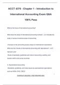 ACCT EXAM PACKAGE DEAL QUESTIONS AND VERIFIED ANSWERS 100&percnt; GUARANTEED PASS &vert; LATEST UPDATE