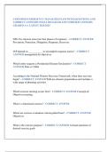 CERTIFIED EMERGENCY MANAGER EXAM WITH QUESTIONS AND  CORRECT ANSWERS &lpar;WELL DETAILED AND VERIFIED ANSWERS  GRADED A&plus;&rpar; LATEST 2024&sol;2025