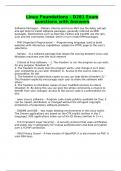 Linux Foundations - D281 Exam questions with Answers