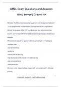 AMZL EXAM PACKAGE DEAL QUESTIONS AND  ANSWERS 100&percnt; SOLVED &vert; ALREADY GRADED A&plus; &vert; GUARANTEED SUCCESS