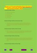 Science of Teaching Reading Exam Questions and Correct Answers 2025&period;