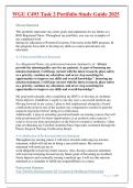 WGU C493 Task 2 Portfolio Study Guide 2025