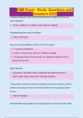 CMB Exam - Study Questions and Answers 2025