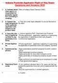 Indiana Pesticide Applicator Right of Way Exam Questions and Answers 2025