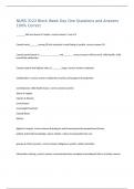 NURS 3122 Block Week Day One Questions and Answers 100&percnt; Correct