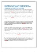 DISA HBSS 201 ADMIN ePO5&period;1&lpar;2024&rpar; EXAM 130 QUESTIONS AND CORRECT ANSWERWERS &lpar;100&percnt; VERIFIED ANSWERWERS&rpar; &vert;AGRADE  
