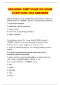 IIBA-ECBA CERTIFICATION EXAM QUESTIONS AND ANSWERS