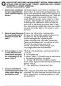 NYS ESCORT DRIVER EXAM 2024 NEWEST ACTUAL EXAM COMPLETE  ACTUAL EXAM WITH DETAILED VERIFIED ANSWERS &lpar;100&percnt; CORRECT  ANSWERS&rpar; &sol;ALREADY GRADED A&plus;