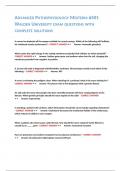 ADVANCED PATHOPHYSIOLOGY MIDTERM 6501 WALDEN UNIVERSITY EXAM QUESTIONS WITH COMPLETE SOLUTIONS 