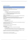 Sociologie Samenvatting KdG