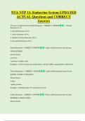 NTA NTP  Bundled Exam Questions and CORRECT Answers