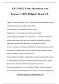 C810 WGU Exam Questions and Answers 100&percnt; Solved &vert; Graded A&plus;