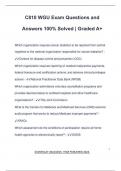 C810 WGU Exam Questions and Answers 100&percnt; Solved &vert; Graded A&plus;