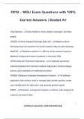 C810 EXAM PACKAGE DEAL QUESTIONS AND VERIFIED ANSWERS 100&percnt; GUARANTEED PASS &vert; LATEST UPDATE